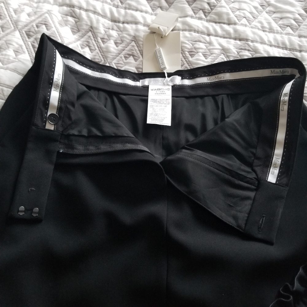 Max Mara Elis Ruffle Skirt Size 12 - Picture 5 of 6